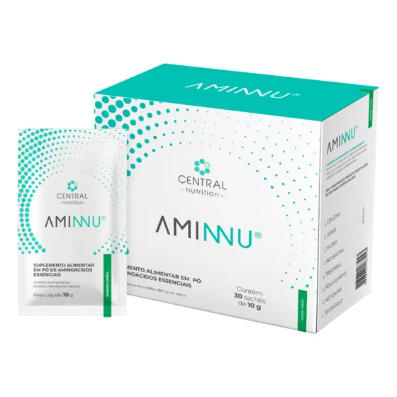Aminnu® Tradicional - 10g 30 Sachês - Central Nutrition - Sa