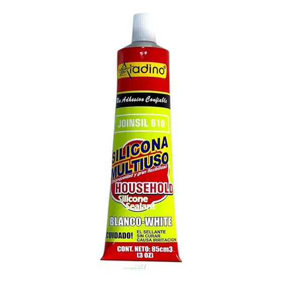 Silicona Universal Multiusos Blanco 85ml Aladino