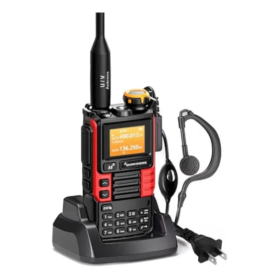 Uvk5(99) Am/fm/dtmf Walkie-talkie 200ch 20-1000mhz