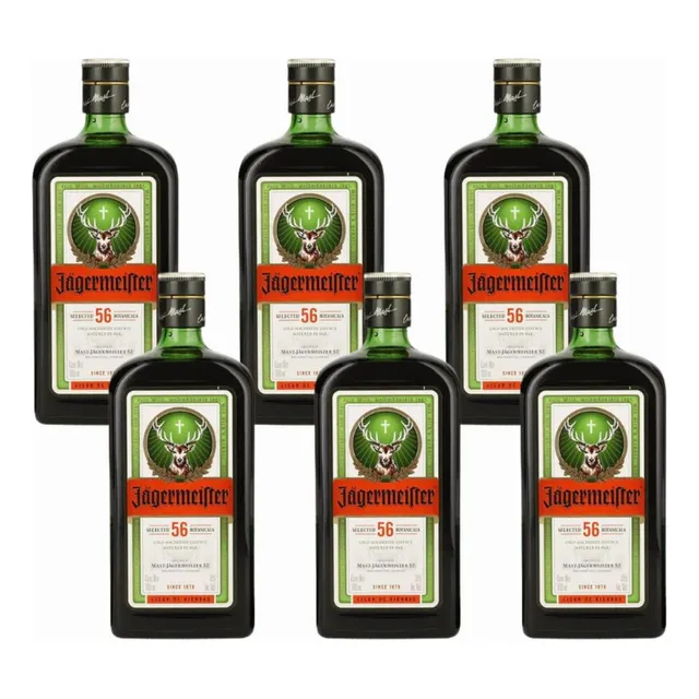Licor De Hierbas Jagermeister 700 Ml - 6 Pack