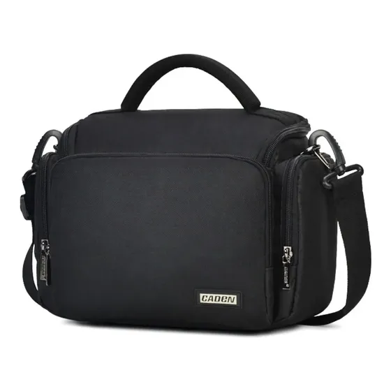 Bolso Fotografía Camara Reflex Canon Nikon Color Negro