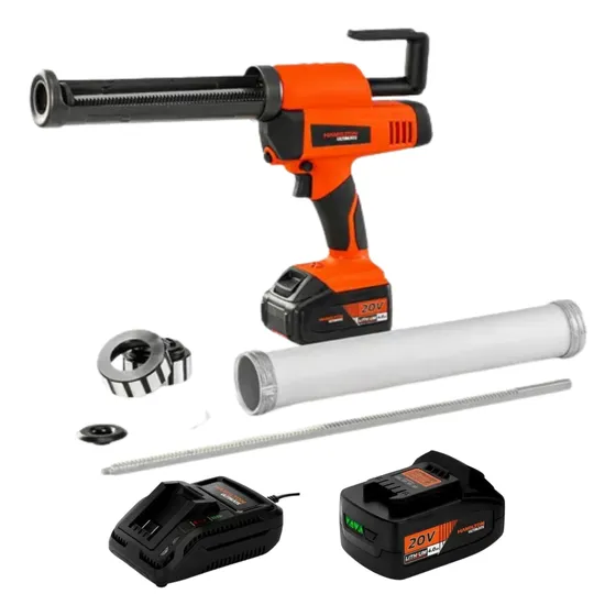 Pistola Aplicadora Silicona Inalambrica Brushed Bateria 4 Ah