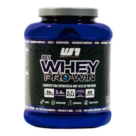 Suplemento en polvo Winkler Nutrition Whey Pro Win proteínas sabor frutos del bosque en pote de 2kg