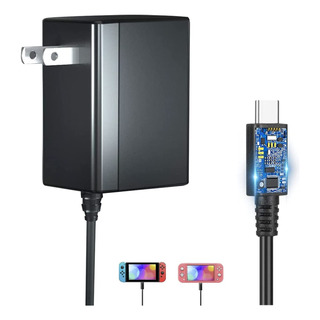 Cargador Carga Rápida 39w Para Nintendo Switch Y Tipo C Cargador Carga Rápida 39w Para Nintendo Switch Y Tipo C