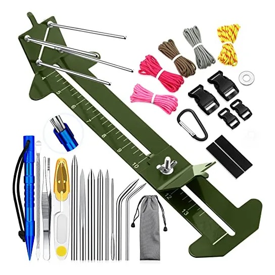 Kit De Plantillas De Pulsera De Paracord Bbto Con Juego De A