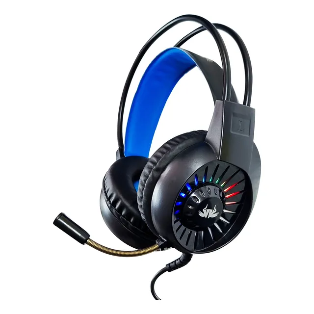 Auriculares Gamer Micrófono Rgb Pc, Play Y Teléfono Knup