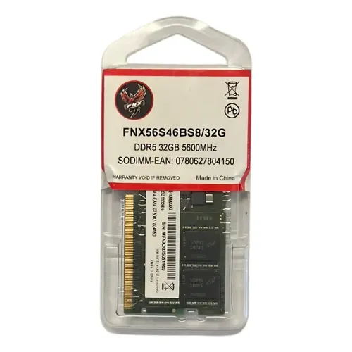 Memória Ram Para Notebook Ddr5 32gb 4800mhz - Kd48s40/32g