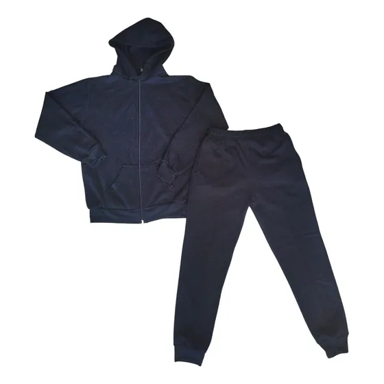 Conjunto Buzo Pantalon Y Poleron De Algodon Escolar Unisex