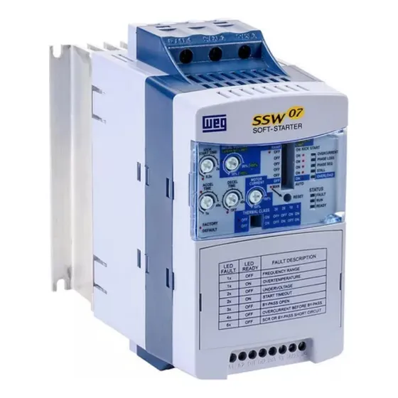 Chave De Partida Softstarter Weg Ssw07 85a 30|60cv 220|380v