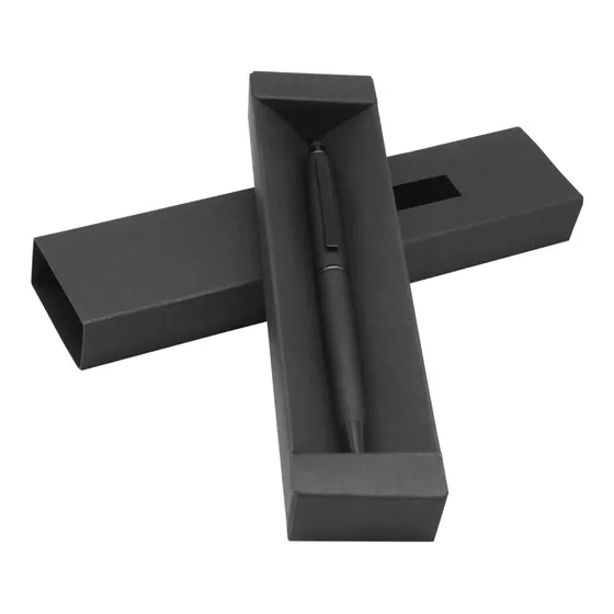 Boligrafo Metal Cuerpo Negro Punta Touch + Grabado Laser