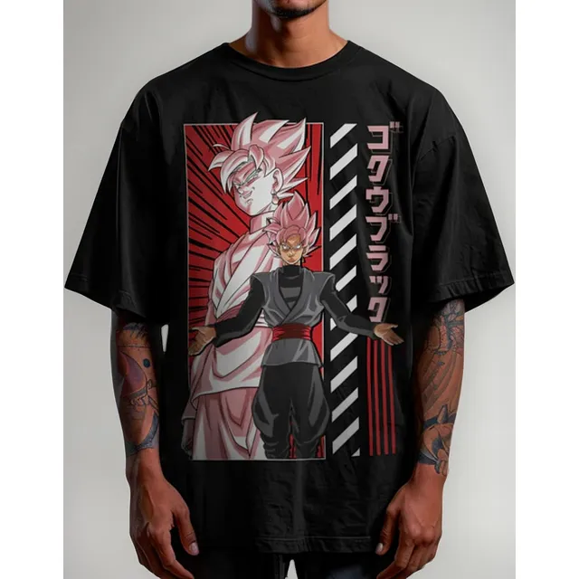 Playera Supersaiyano Rose Dragon Ball Goku Mascara De Latex
