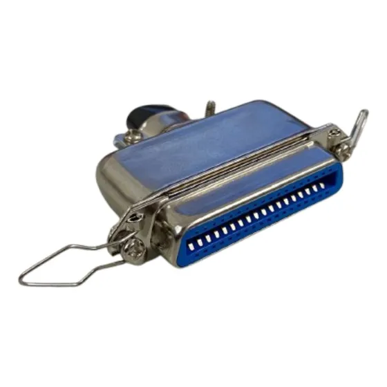 Conector Centronics 36vias Femea Com Capa Metalica