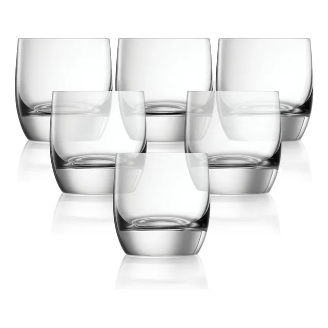 Set De 6 Vasos 190ml Para Whisk, Brandy Y Más Licores Transparente