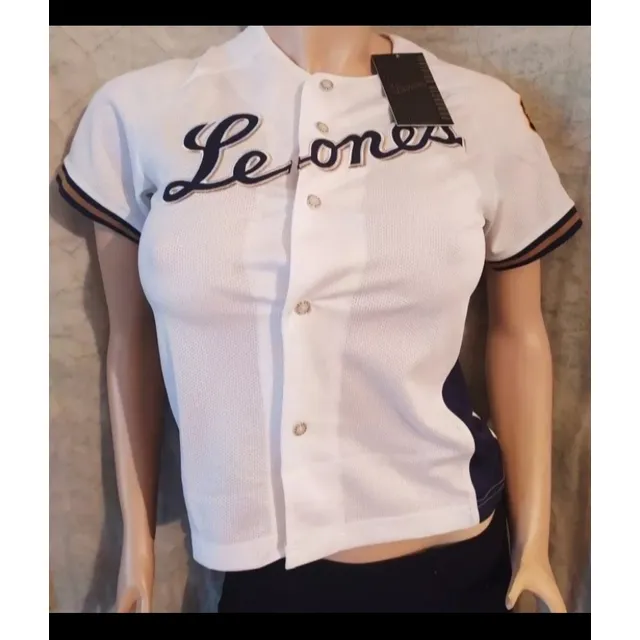 Camisa Blanca De Damas, Talla S, Leones Del Caracas