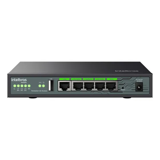 Roteador Intelbras Load Balance Vpn Gigabit R3005g Gerenc