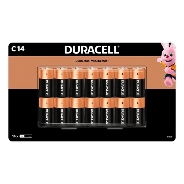 Pila C Lr14 Duracell Alcalina Ahorrapack 14 Piezas