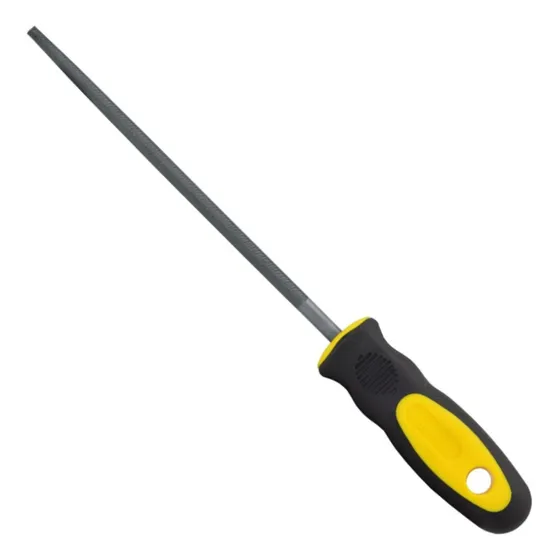 Lima Redonda En Cuña 150 Mm Bastarda Con Mango 9968556
