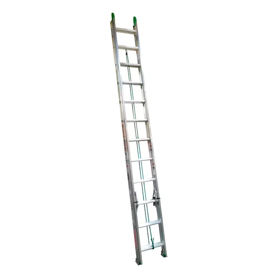 Escalera De Extensión Aluminio 24 Peldaños 6.40m Profesional