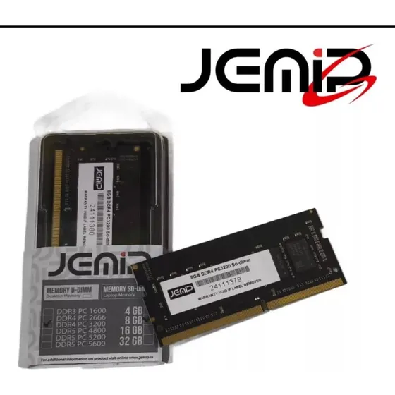 Memoria Ram Jemip 8gb Ddr4 3200mgz So-dimm Para Laptop Acme