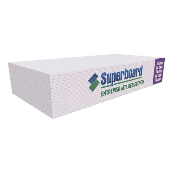 Lamina De Fibrocemento 14 Mm Superboard