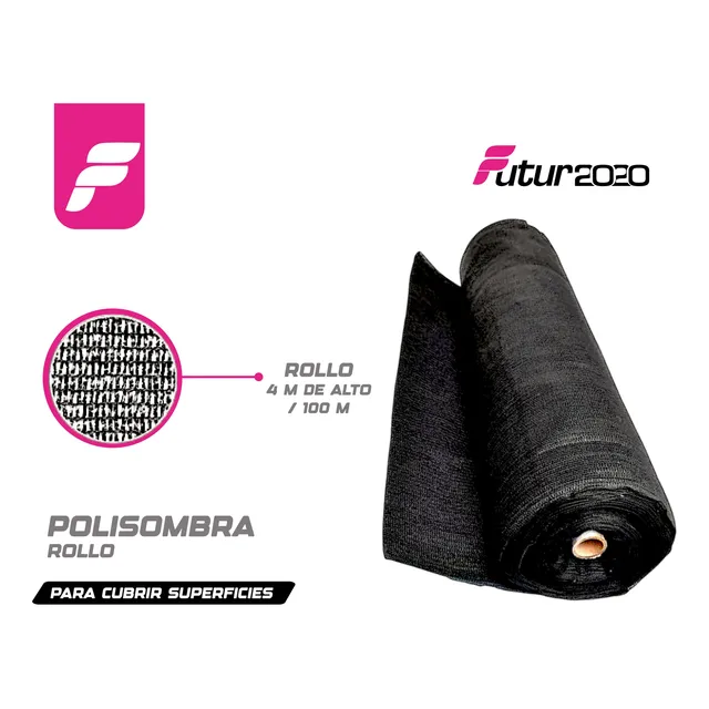 Malla De Polisombra 80% 4mts De Ancho / Rollo