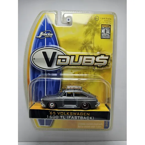 Jada Vw Variant Squareback '65 Laranja V-dubs 2007 1:64