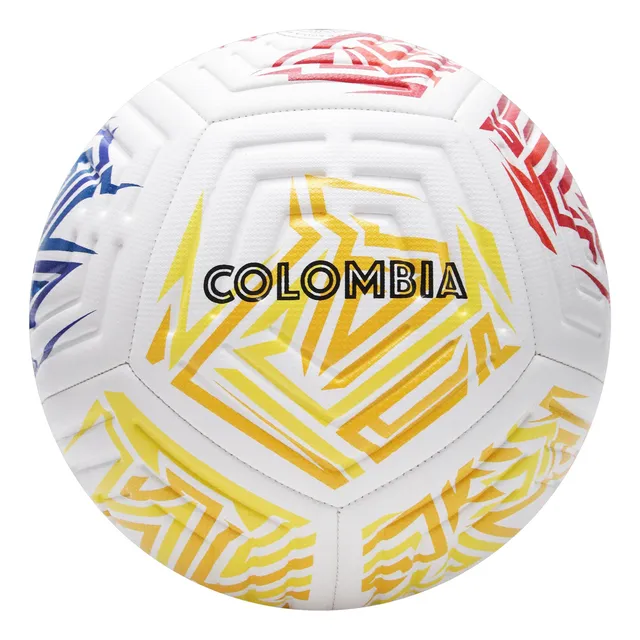 Balon De Futbol N°5 Mabuti Colombia 12 Paneles Blanco