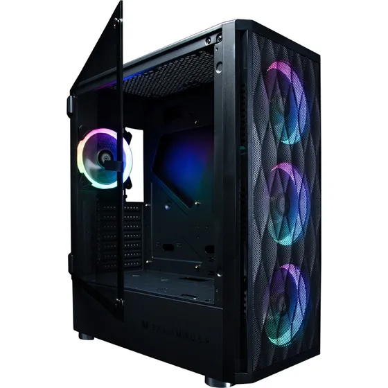 Gabinete Gamer Balam Rush Skydron E-atx 4 Ventiladores Argb Color Negro