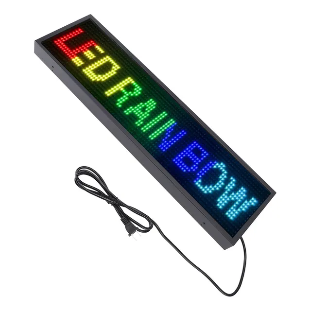 Señal Led Programable Con Desplazamiento Digital Flexible Pa
