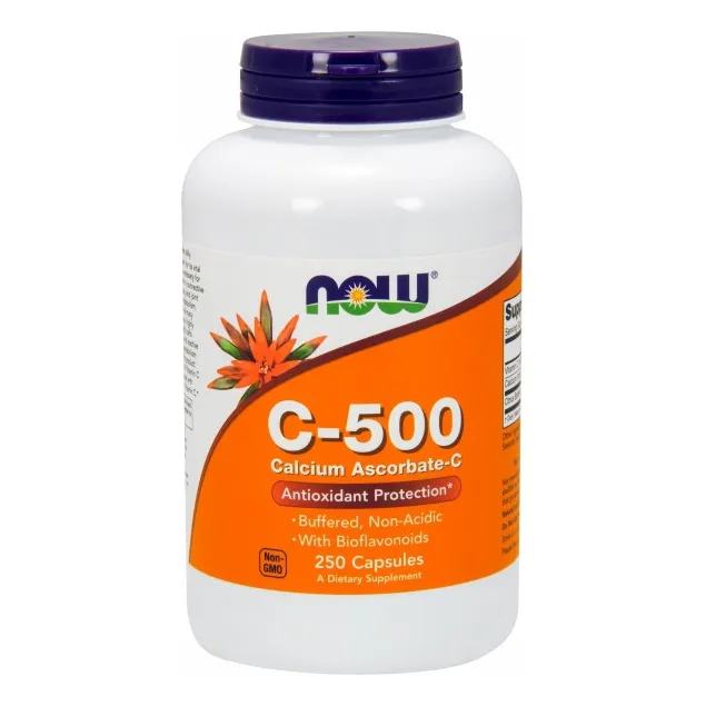 Vitamina C-500 De Supplement Now Foods, 250 Cápsulas