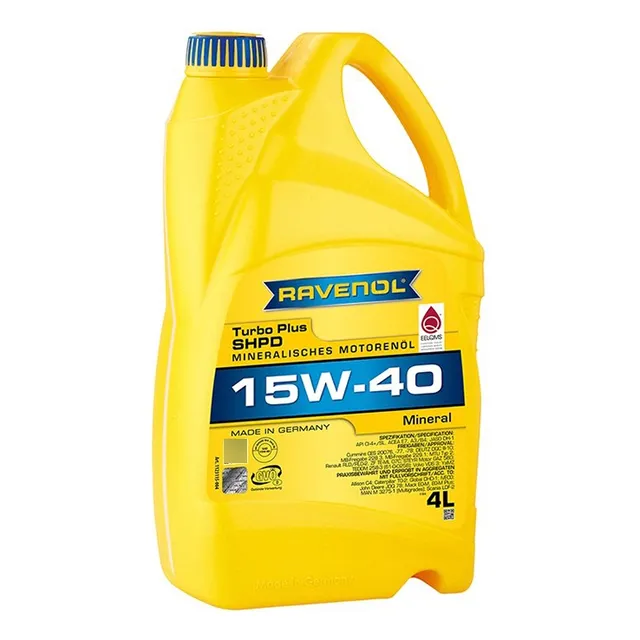 Aceite Ravenol 15w40 4l. Mineral. T-plus