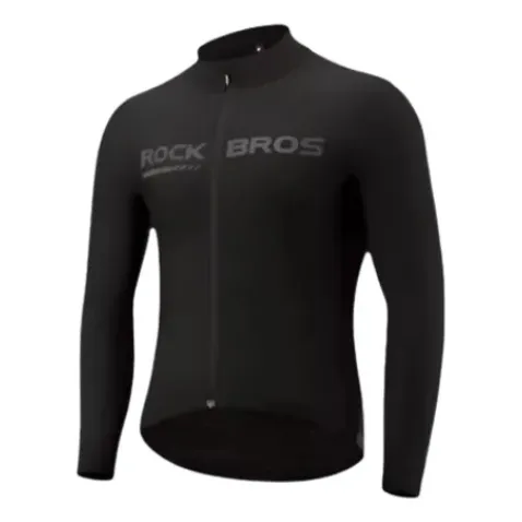 Maillot Jersey Rockbros Manga Larga De Ciclismo Con Bolsillo
