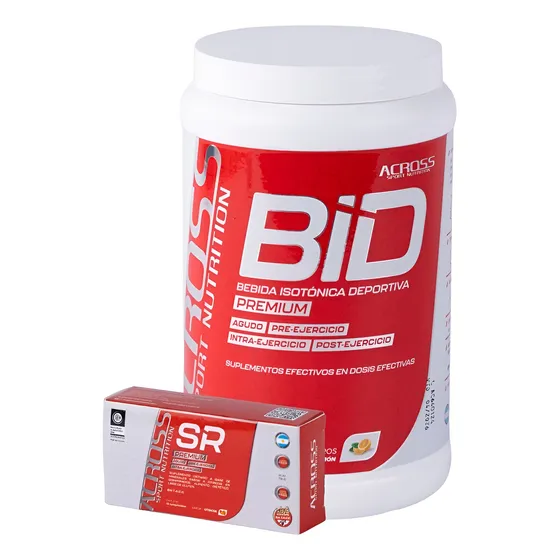 Suplemento Isotónica 1kg + Sales De Rehidratación X15 Across