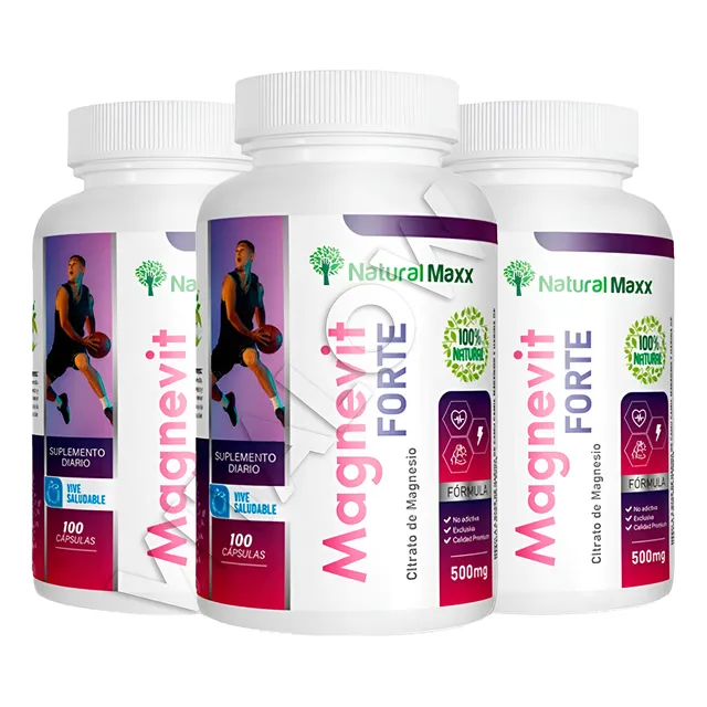 Citrato De Magnesio Magnesium Citrate 300 Capsulas Magnevit