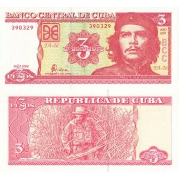 Billete De 3 Pesos Nuevo Sin Circular Año 2005