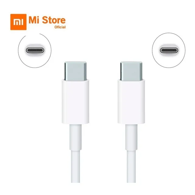 Xiaomi Usb-c To Usb-c Data Cable White 150cm Color Blanco