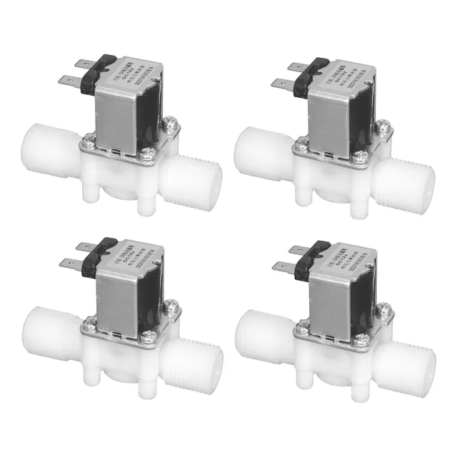 4 Electroválvula Válvula Agua 12v Solenoide 1/2 Arduino Pic