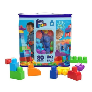 Mega Bloks Big Building Bag Juego De Construcción 80 Bloques Mega Bloks Big Building Bag Juego De Construcción 80 Bloques