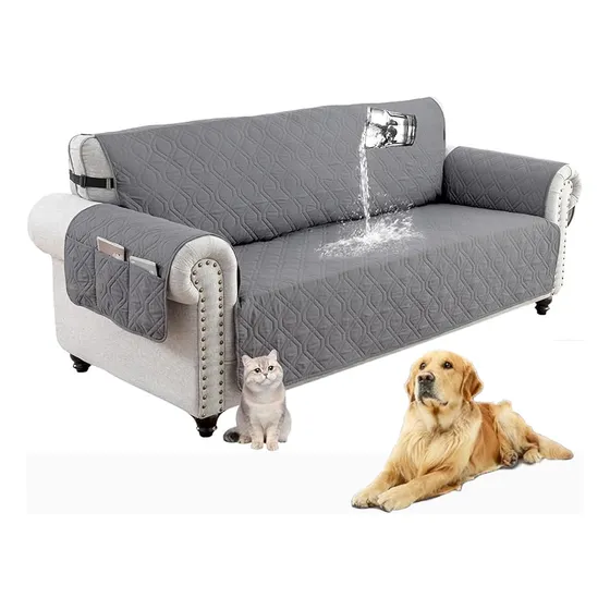 Fundas,cubre Sofa Sillon 3 Plazas Para Mascotas Reversible