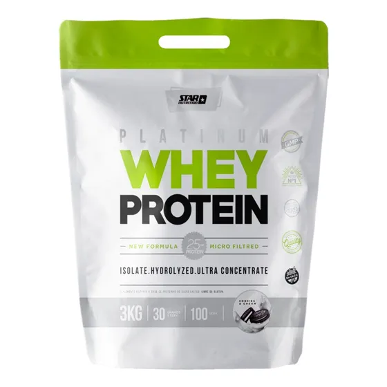 Whey Protein Isolate Star Nutrition X 3kg - Envio Gratis
