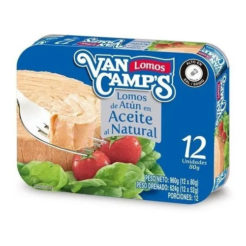 Atun Van Camps 12 Unidades/80g