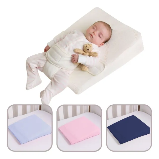 Travesseiro Anti Refluxo Rampa Para Berço Bebê -varias Cores