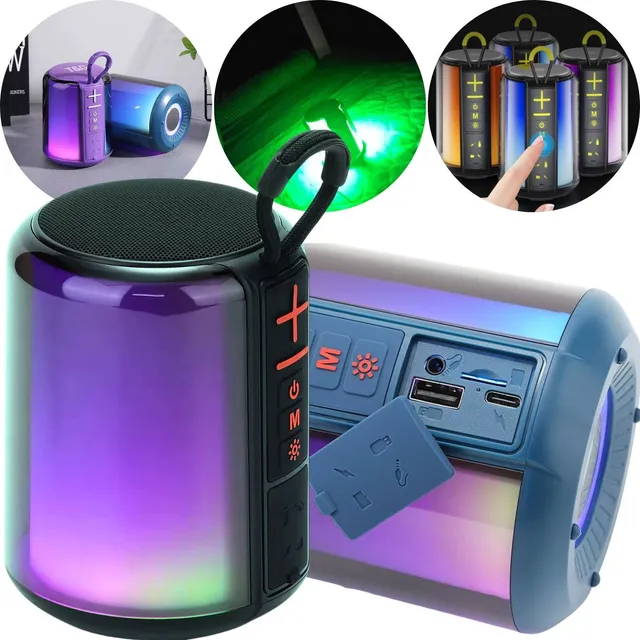 Caxinha Caixa De Som Bluetooth Tws Mp3 Usb Fm Pc Cx Celular