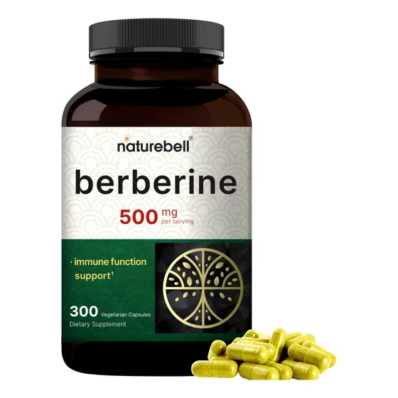 Suplemento Naturebell Berberine 500 Mg 300 Cápsulas Vegetari