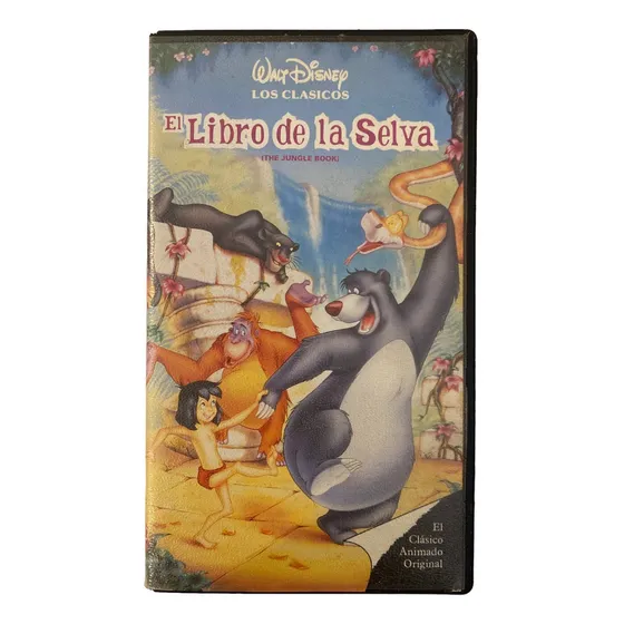 Vhs El Libro De La Selva Walt Disney Los Clasicos Tin Tan