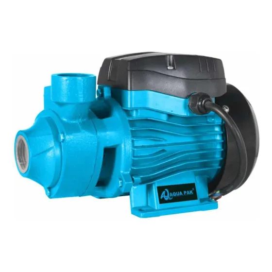 Bomba periférica periférica monofásica Aqua Pak AP-5XB-1127 0.5hp color azul 60Hz 127V