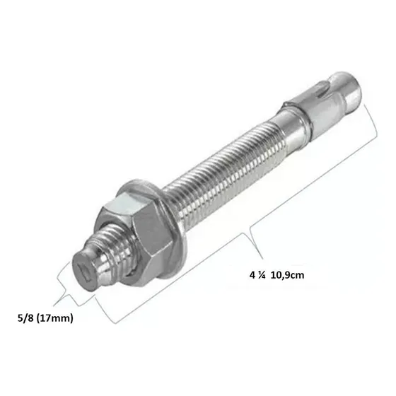 Ramplug 5/8 X 4-1/4 Tipo Hilti Anclaje Perno Expansivo