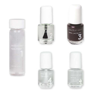 Kit De Cuidado De Uñas Dazzle Dry Mini, Sistema De 4 Pasos M Kit De Cuidado De Uñas Dazzle Dry Mini, Sistema De 4 Pasos M