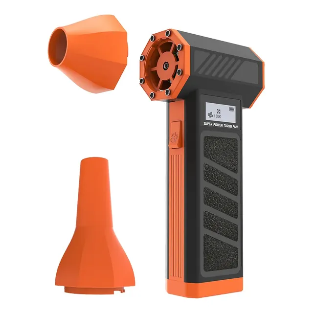 Soplador Alta Potencia Pistola Mini Jet Turbo Led Estuche