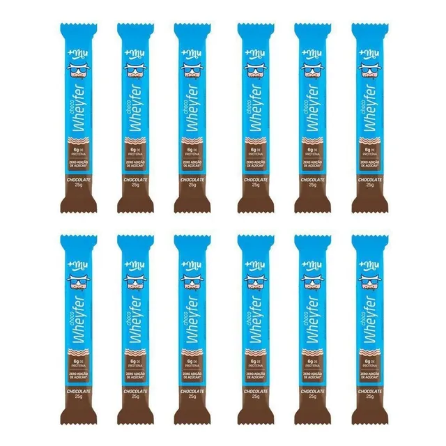Caixa Wheyfer Mu Choco Todos Sabores Caixa 12 Unidades